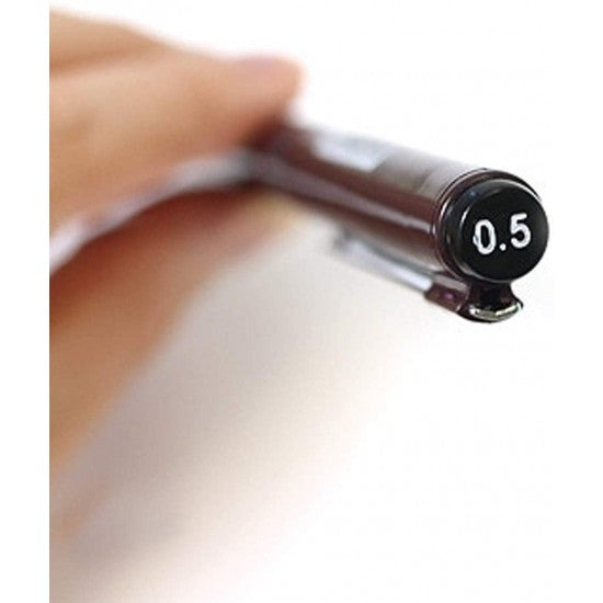 Rotring | Tikky | Graphic Fineliner | Black Pigmented Lightfast | Pack of 12pieces | 0.5mm Rotring